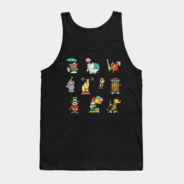 At the Circus Sticker Pack Tank Top by dottielamb